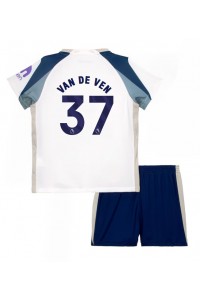 Tottenham Hotspur Micky van de Ven #37 Babyklær Hjemme Fotballdrakt til barn 2025-26 Korte ermer (+ Korte bukser)